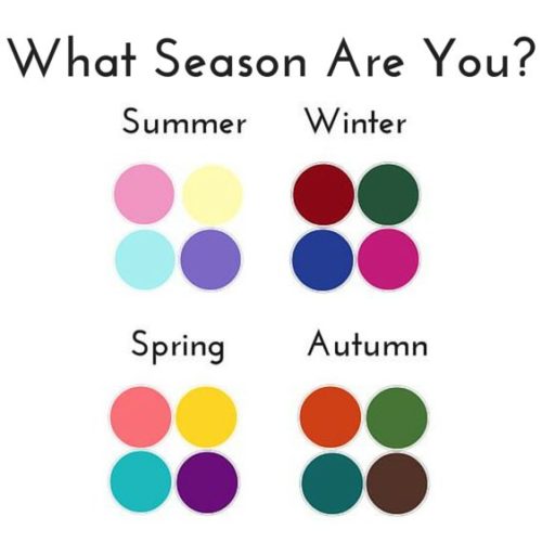 Trang trí màu sắc theo mùa