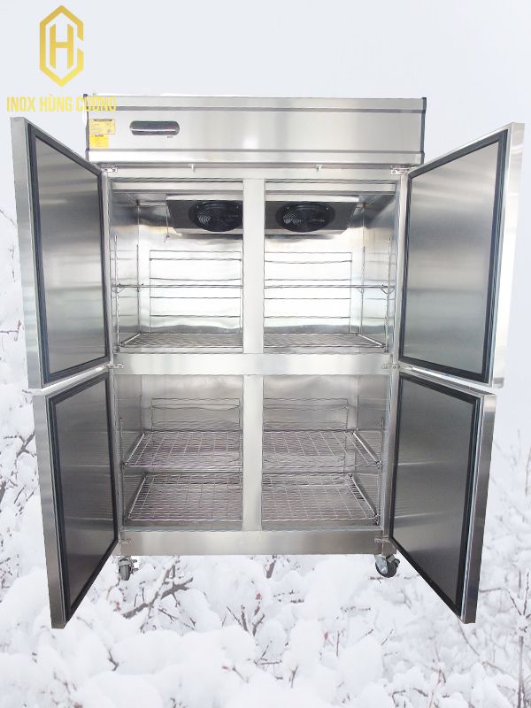 Tủ lạnh công nghiệp inox 4 cánh chất lượng cao