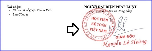 Những quy định sử dụng dấu tròn công ty đúng cách