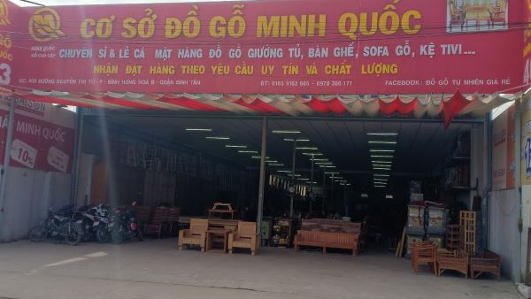 Đồ gỗ Minh Quốc chuyên bàn ghé sofa phòng khách đẹp nhất