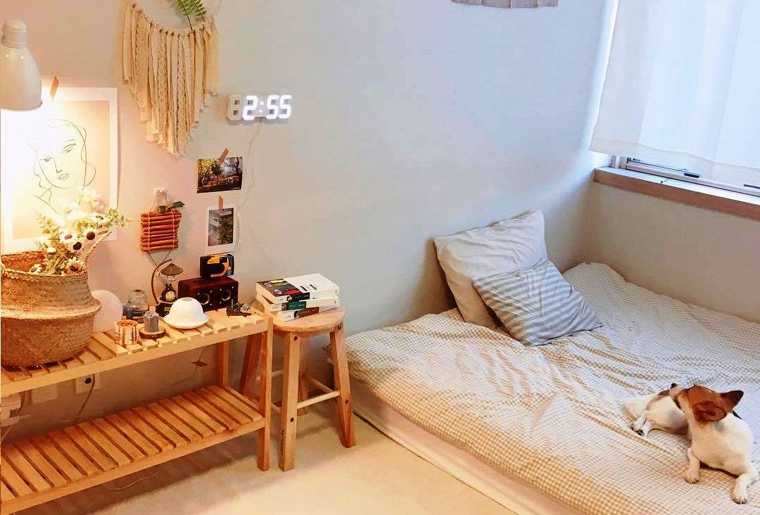 Trang trí phòng ngủ kiểu Hàn Quốc 
