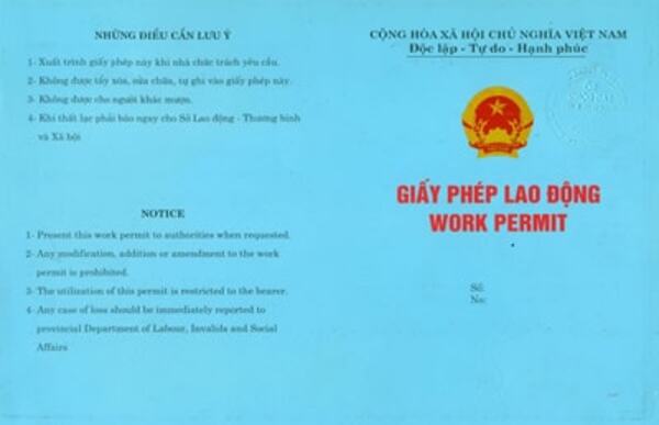 Vietnamese work permit