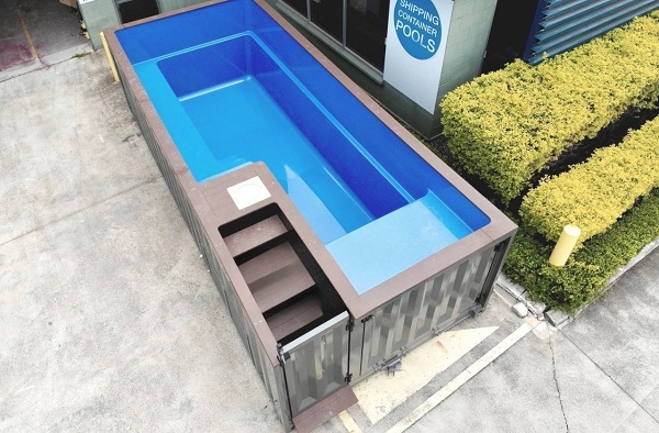 Bể bơi bằng container 40 feet