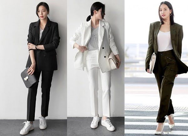 thời trang dành cho sinh viên nữ phong cách smart casual