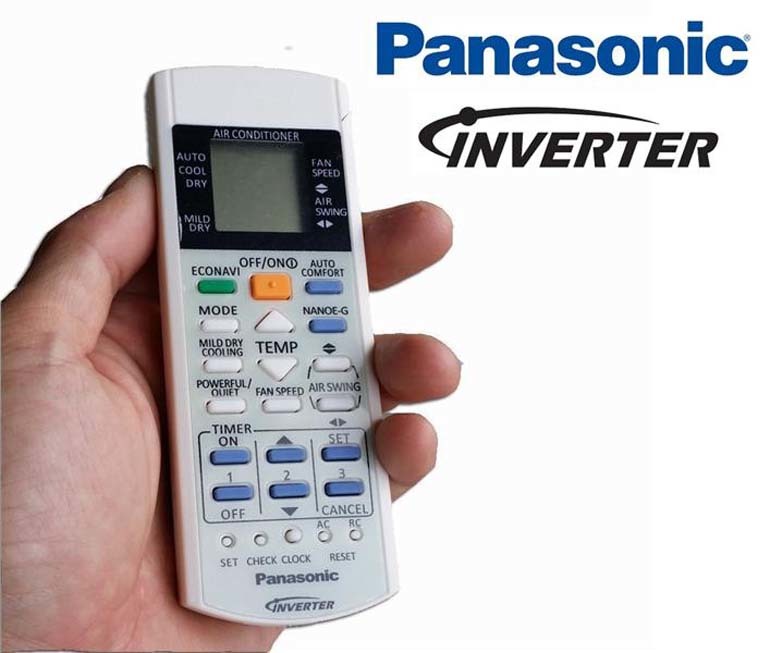 điều khiển điều hòa panasonic inverter