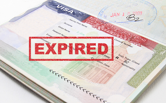 Navigating an expired travel visa