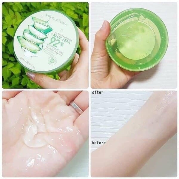 Lưu ý khi sử dụng Aloe Vera Gel Nature Republic