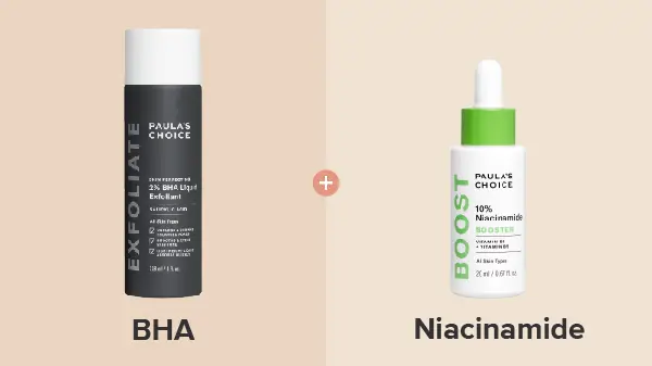 Niacinamide kết hợp với AHA/BHA 