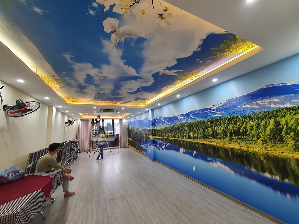 Ưu điểm của tranh dán tường 3D giá rẻ