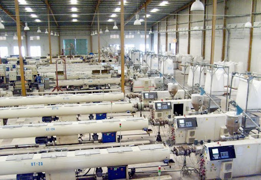 Dây chuyền máy sản xuất ống bằng nhựa