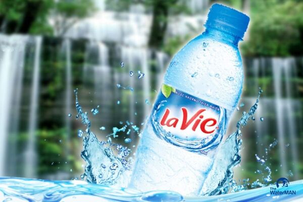 Nguồn nước khoáng Lavie được khai thác từ các mạch nước ngầm