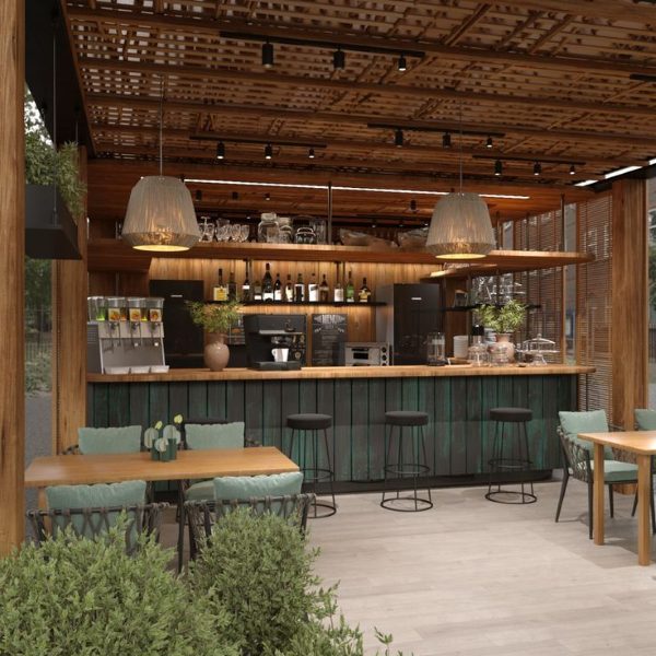 Loại ghế quầy bar không chỉ tiết kiệm diện tích mà còn tạo điểm nhấn cá tính cho không gian.