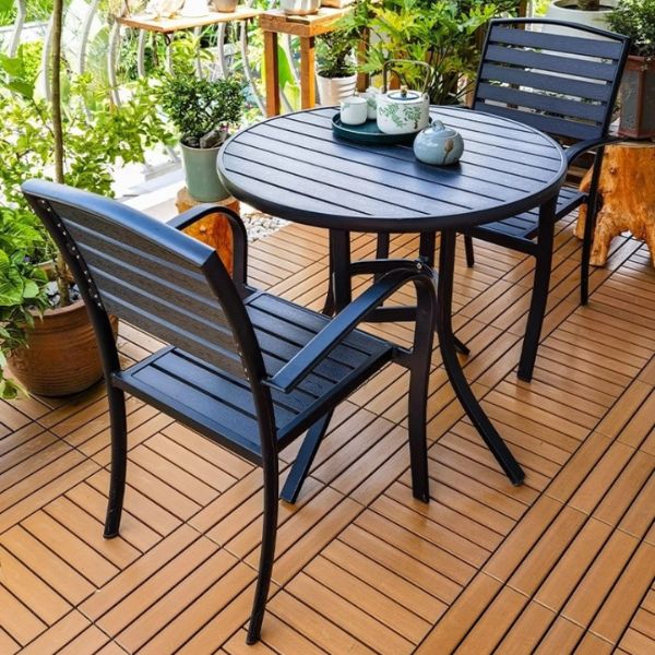Mẫu ghế gỗ chống nắng mưa