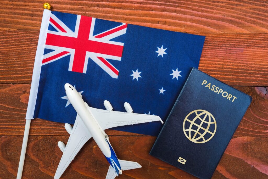 Austrian passport prepared for vietnam visa at airport for austrian citizens