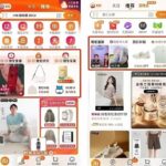Giao diện màn hình app Taobao trên điện thoại