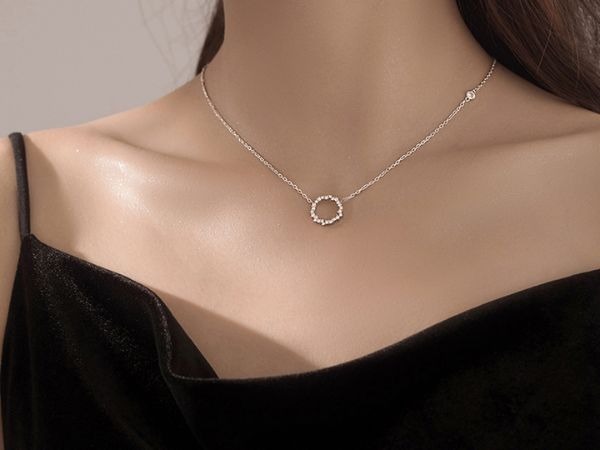 Dây Chuyền Bạc Nữ Thiết Kế Tối Giản