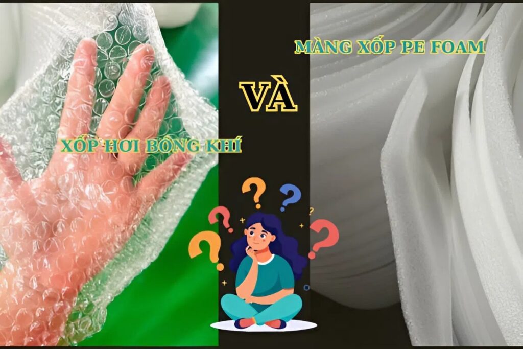 So sánh túi khí và xốp nổ trong giải pháp đóng gói hàng hóa