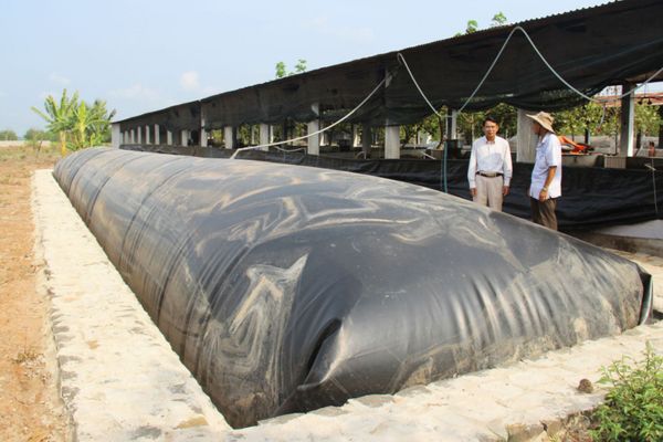 Xử lý nước thải chăn nuôi bằng hầm biogas