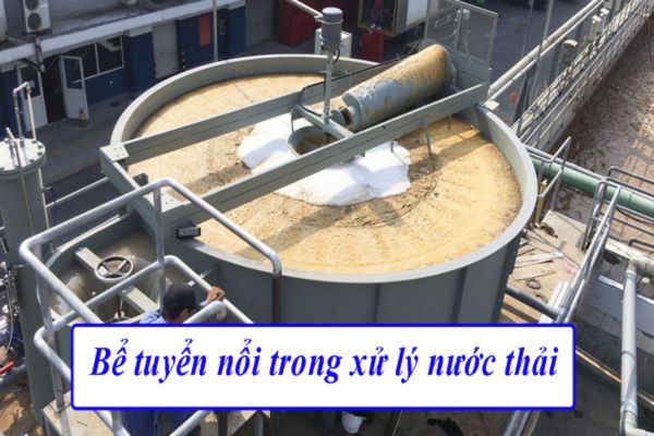 Bể tuyển nổi trong xử lý nước thải thủy sản