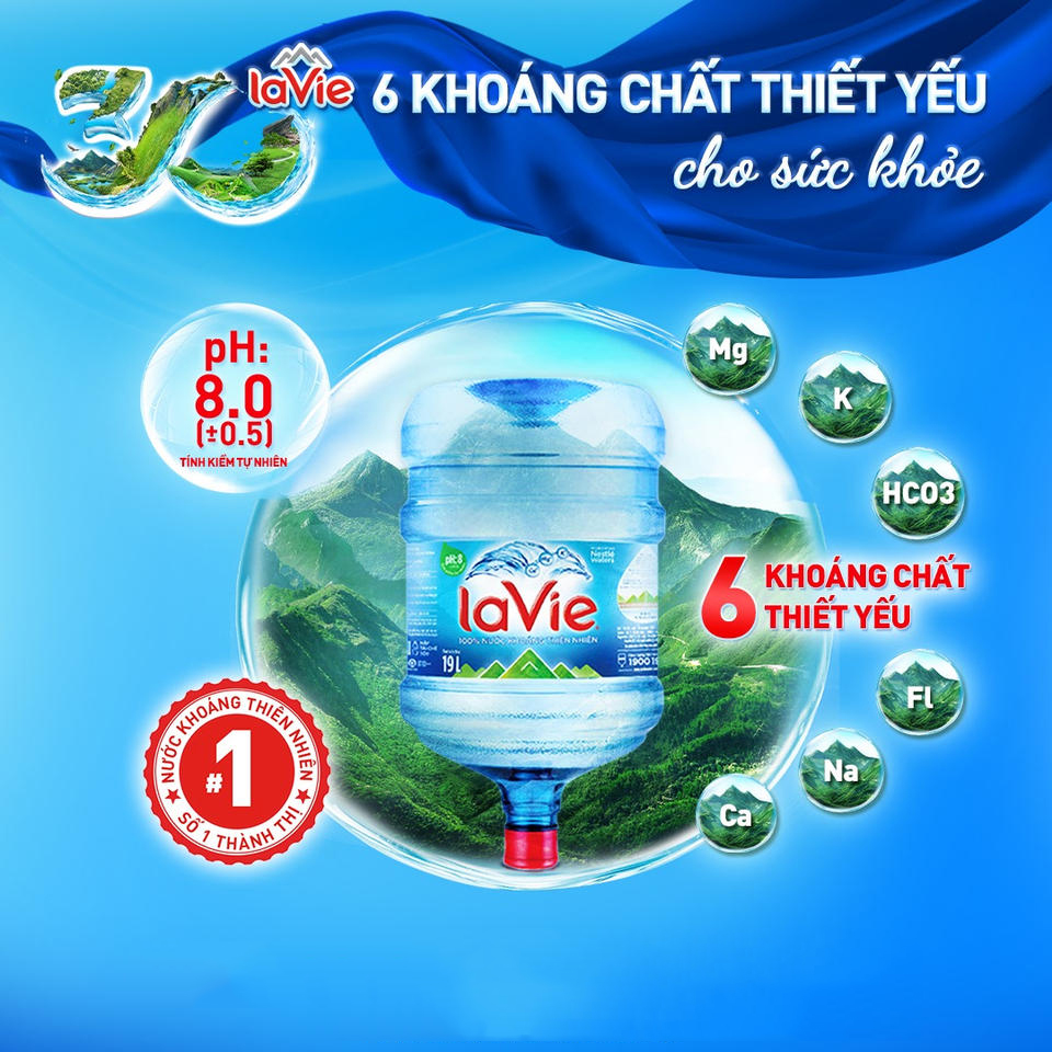 Tìm hiểu thành phần nước khoáng Lavie và các khoáng chất tự nhiên tốt cho sức khỏe