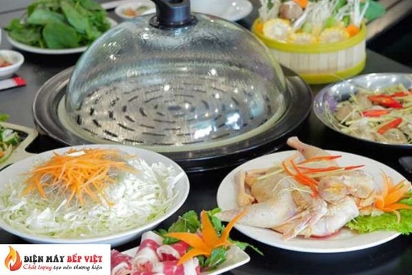 Nồi lẩu hơi đa năng phù hợp với không gian gia đình