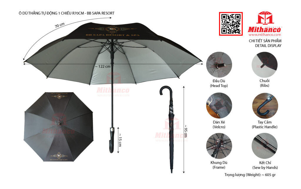 Chọn dù gia đình phù hợp giúp bền, an toàn và hỗ trợ quảng bá thương hiệu