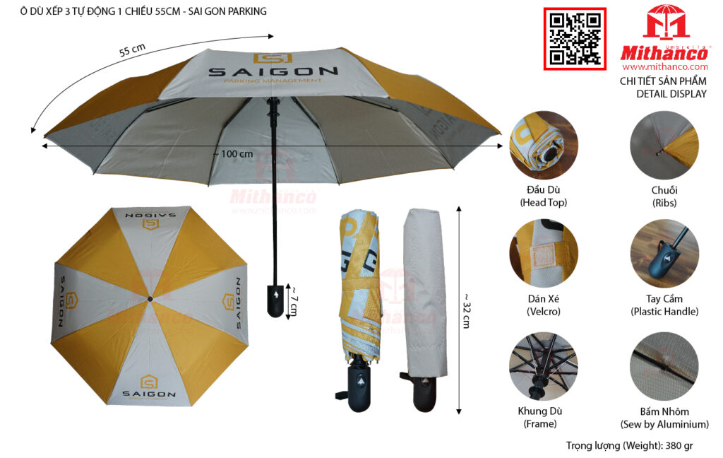 In logo ô dù quảng cáo giúp hộ kinh doanh tăng nhận diện tự nhiên