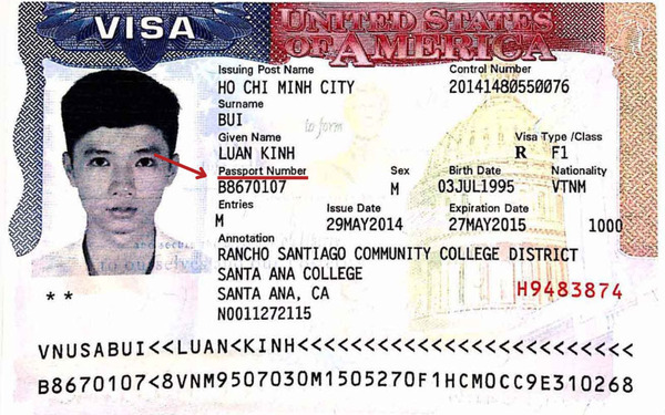 Cách đọc visa Mỹ qua từng mục quan trọng
