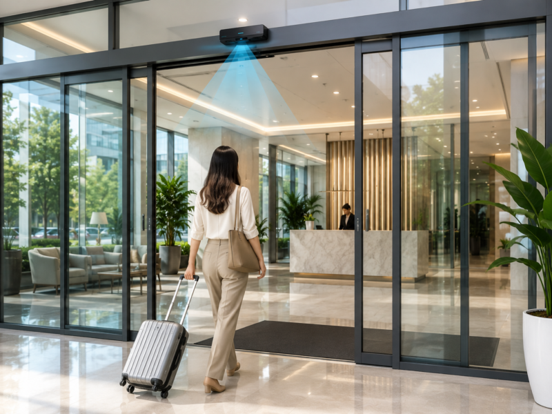 Loại cửa tự động cảm biến phổ biến