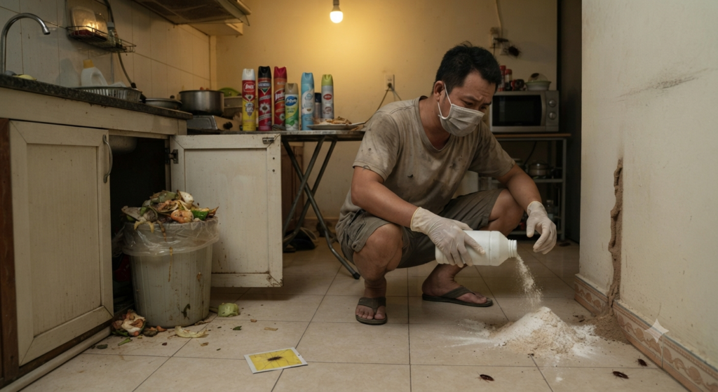 Những sai lầm thường gặp khi tự diệt côn trùng