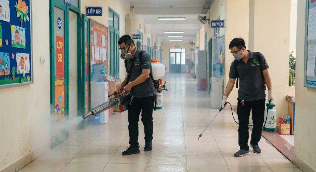 Diệt côn trùng tại trường học