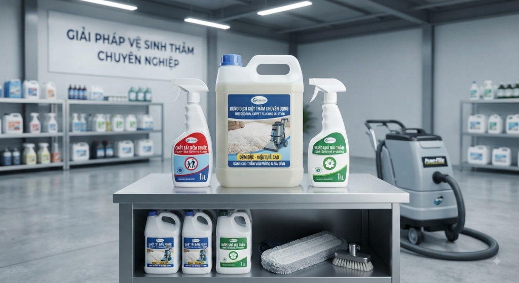 Hóa chất giặt thảm