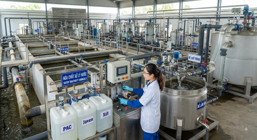 Hóa chất ngành xử lý nước