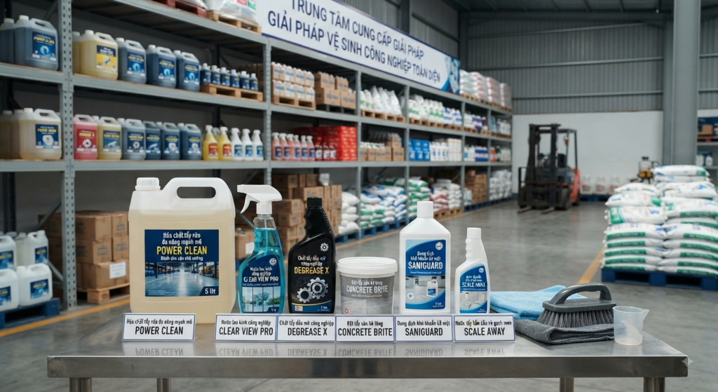 Hóa chất vệ sinh công nghiệp