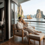 private balcony on view
