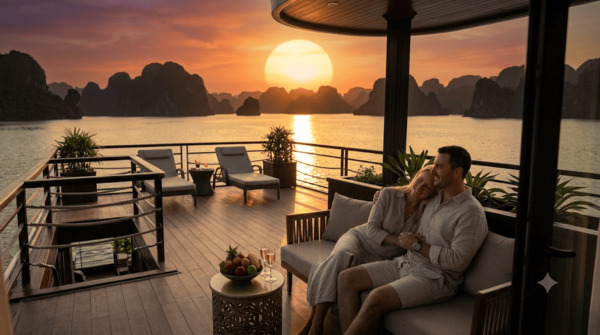 Watch the sunset from your private balcony